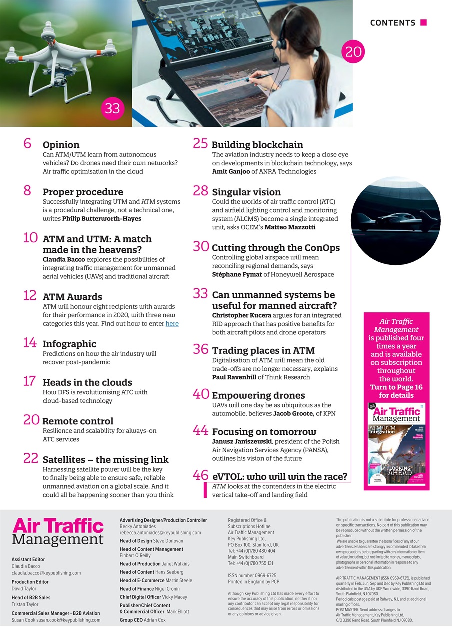 Air Traffic Management Preview Pages