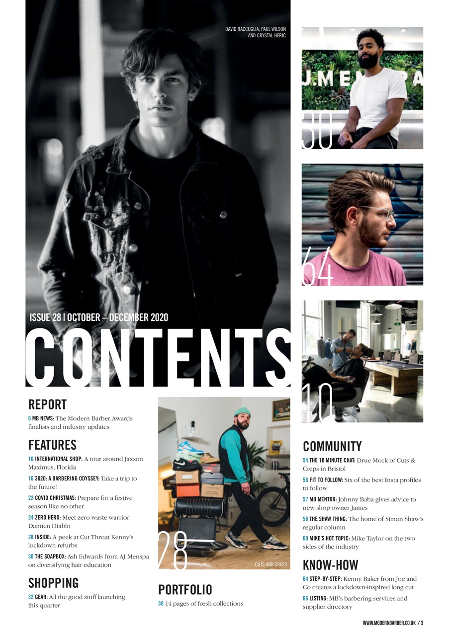 Modern Barber Preview Pages