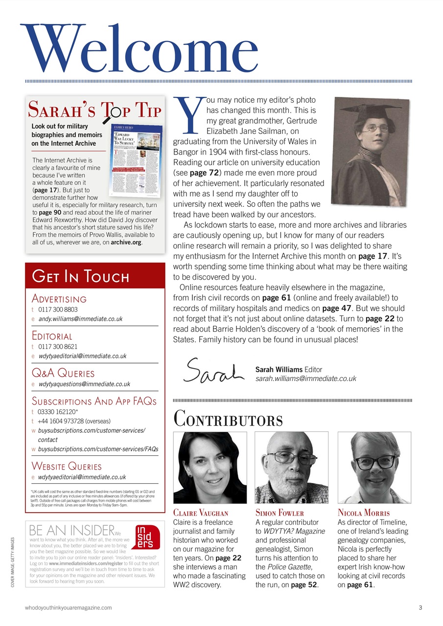 Who Do You Think You Are? Preview Pages