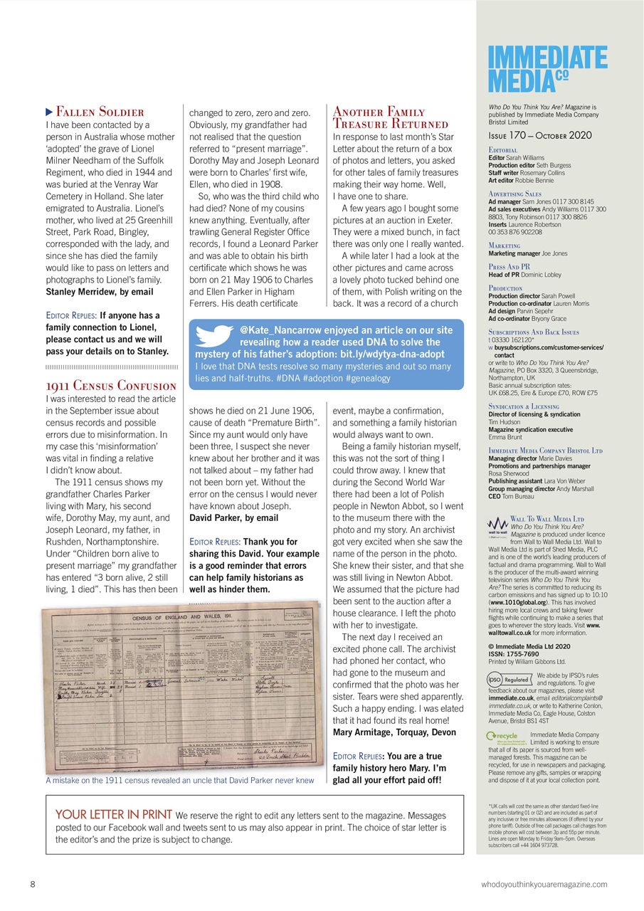 Who Do You Think You Are? Preview Pages