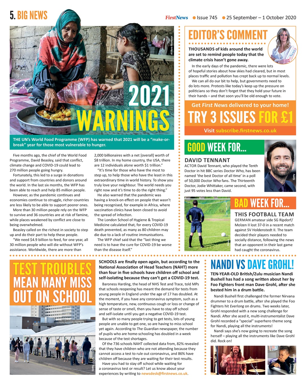 First News Preview Pages