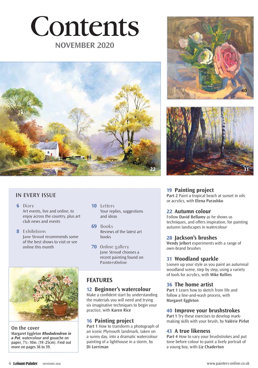 Leisure Painter & The Artist Preview Pages