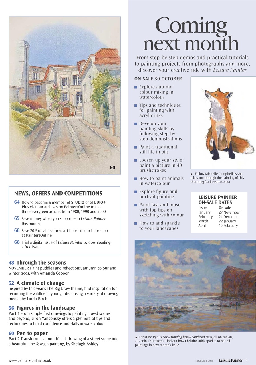 Leisure Painter & The Artist Preview Pages