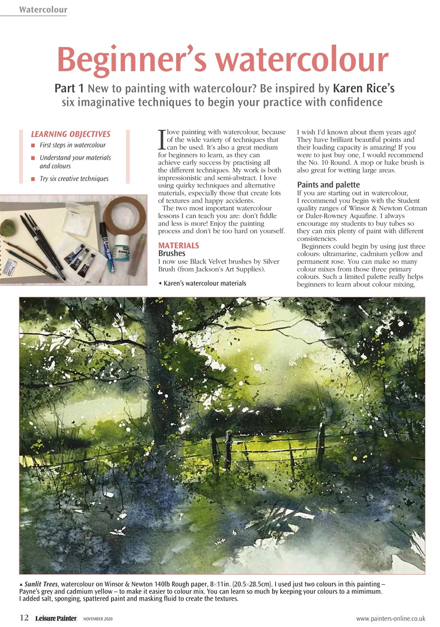 Leisure Painter & The Artist Preview Pages