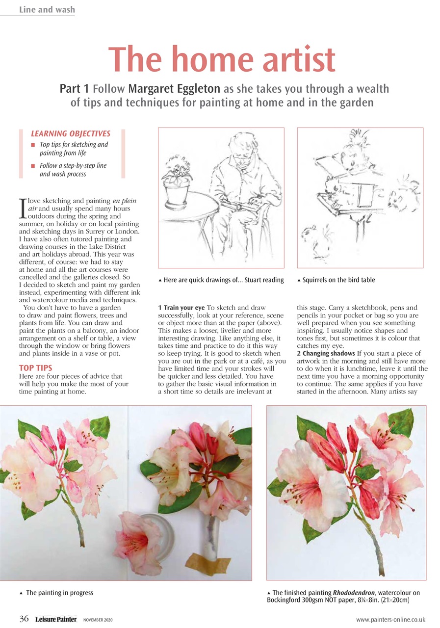 Leisure Painter & The Artist Preview Pages