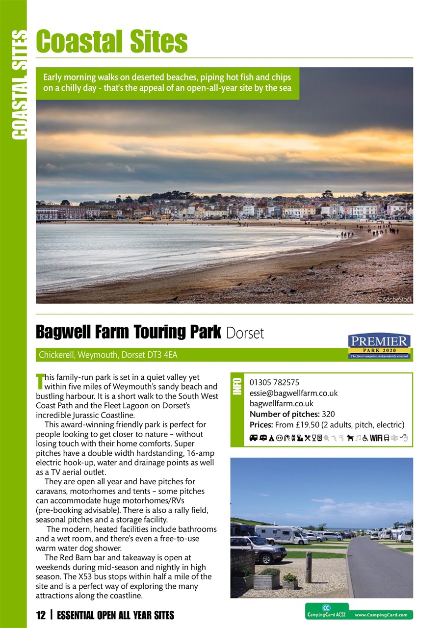 Campsite Finder Preview Pages