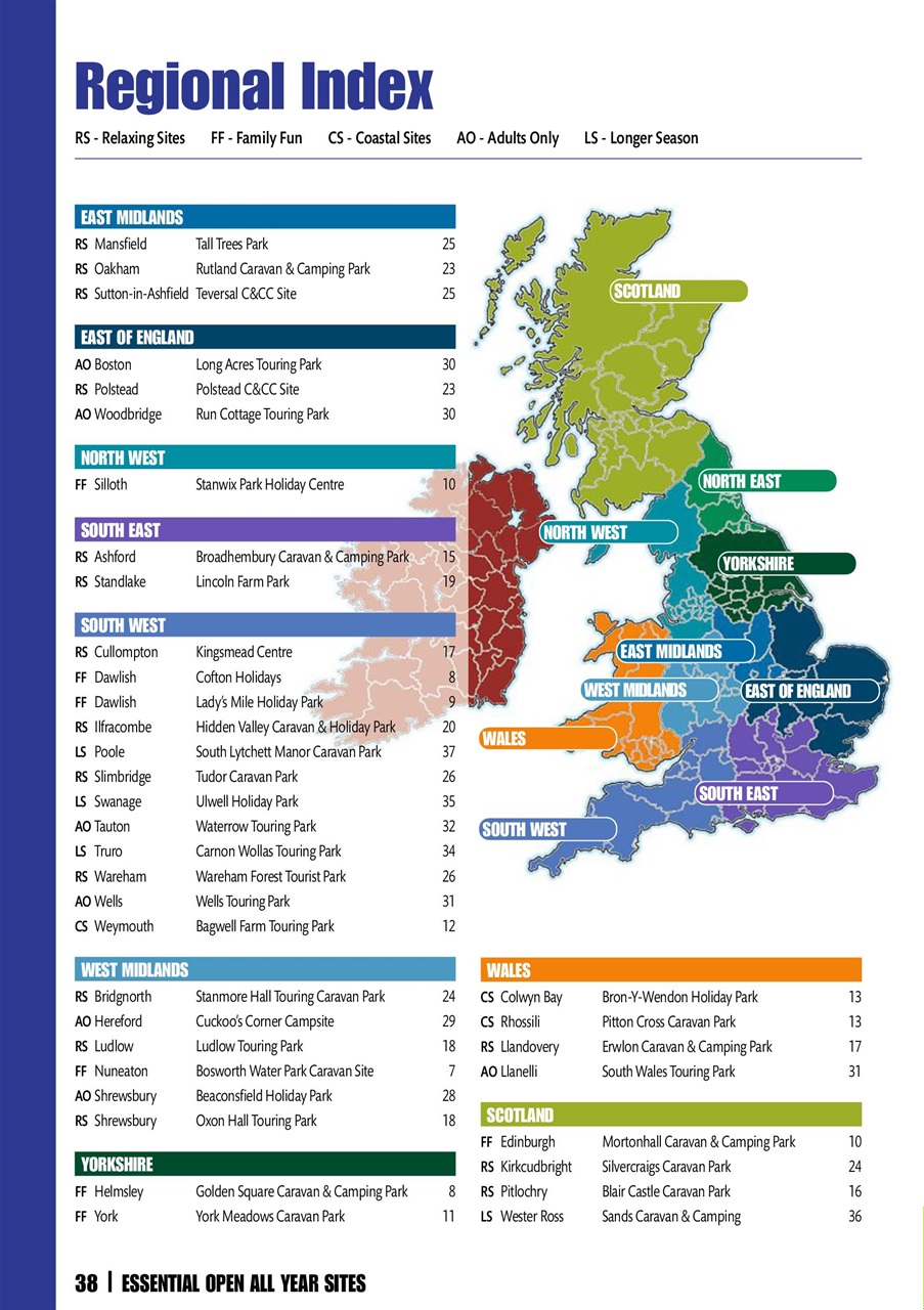 Campsite Finder Preview Pages