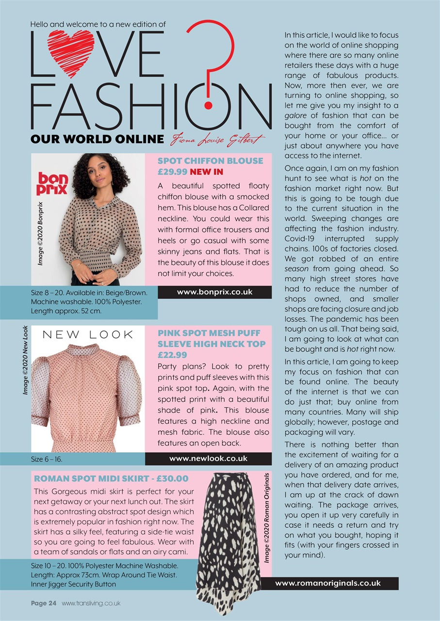 Transliving Magazine Preview Pages