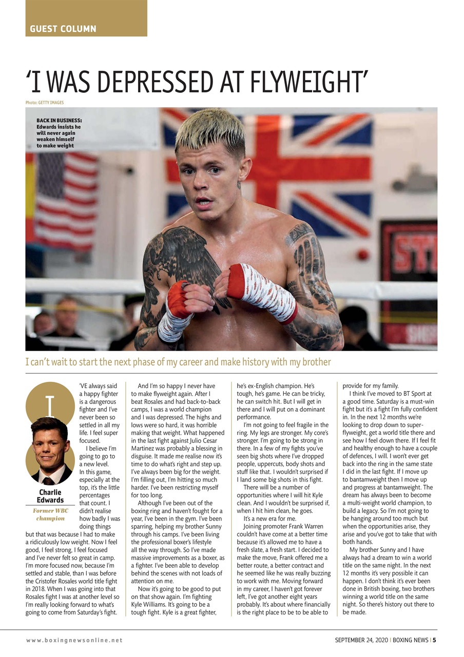 Boxing News Preview Pages