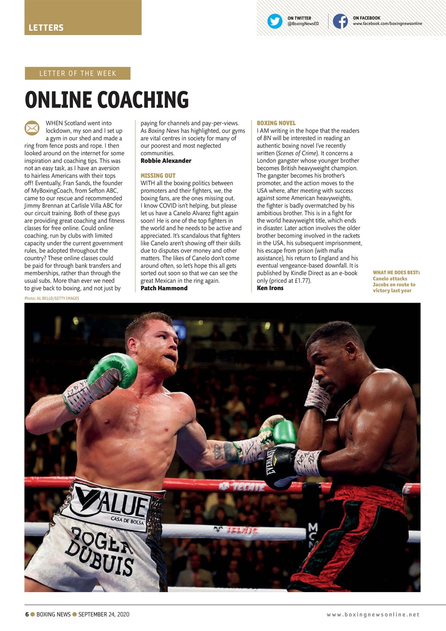 Boxing News Preview Pages