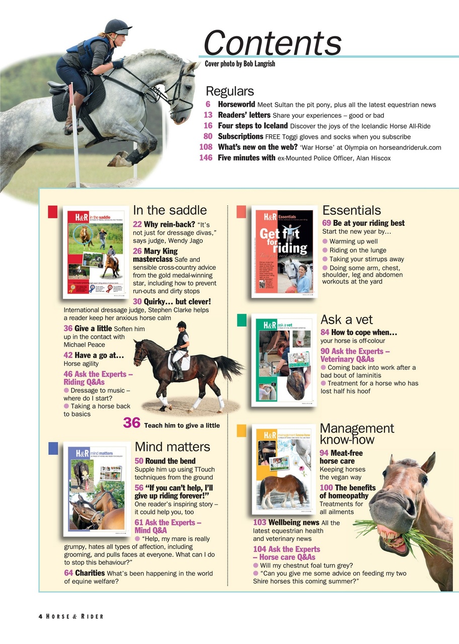 Horse&Rider Magazine - UK equestrian magazine for Horse and Rider Preview Pages