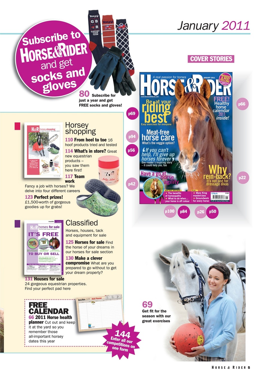 Horse&Rider Magazine - UK equestrian magazine for Horse and Rider Preview Pages