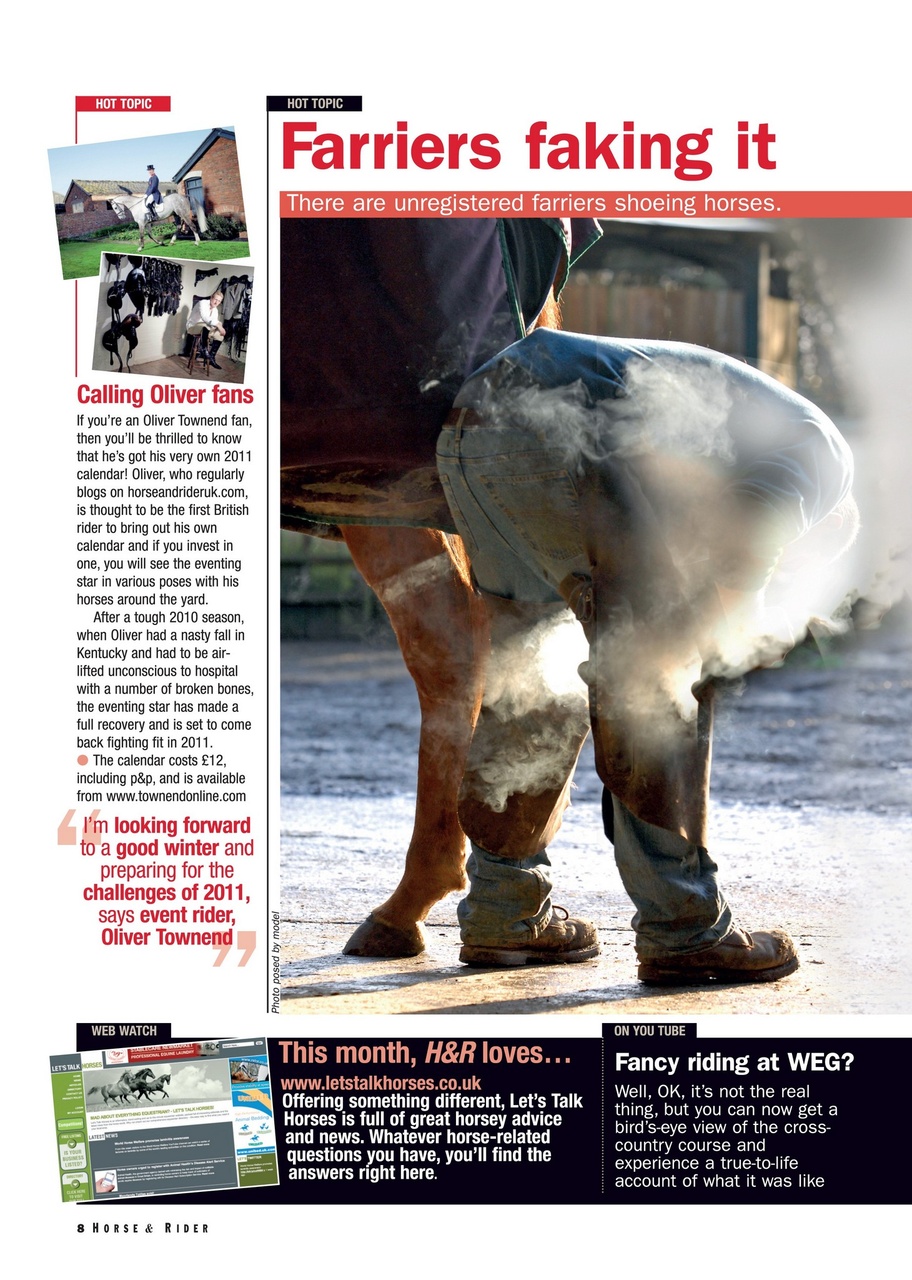 Horse&Rider Magazine - UK equestrian magazine for Horse and Rider Preview Pages