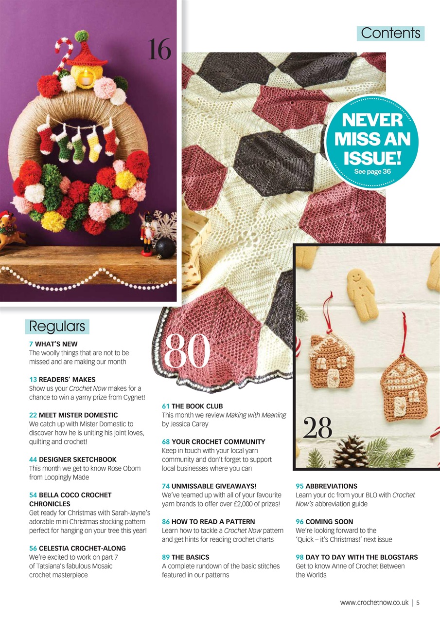 Crochet Now Magazine Preview Pages