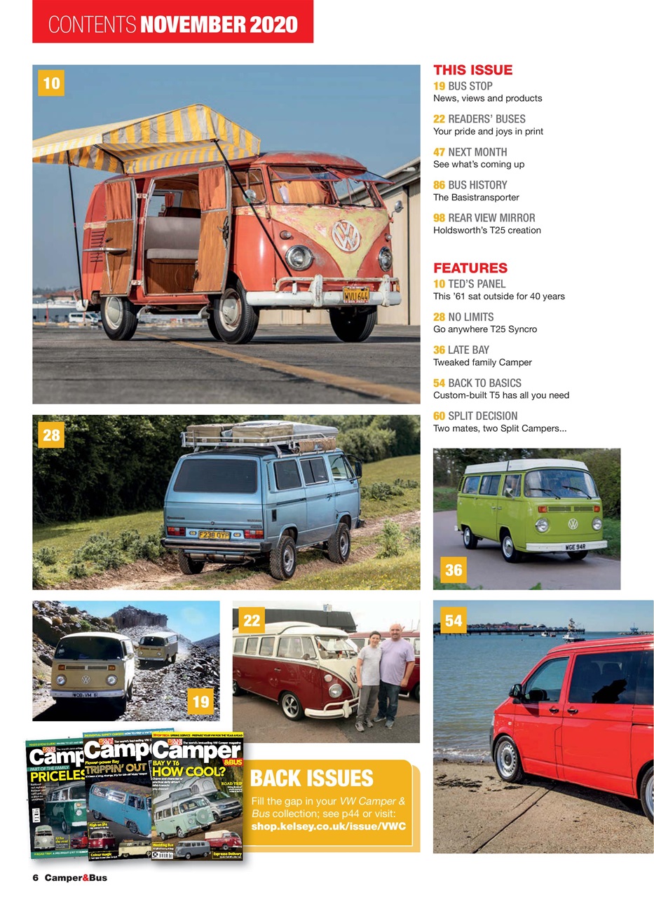 VW Camper Preview Pages