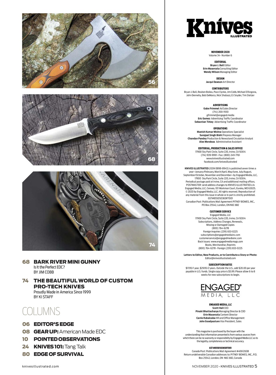 Knives Illustrated Preview Pages