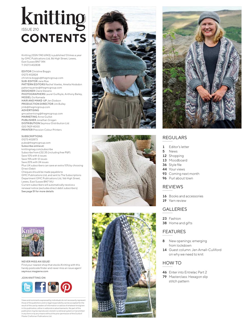 Knitting Preview Pages