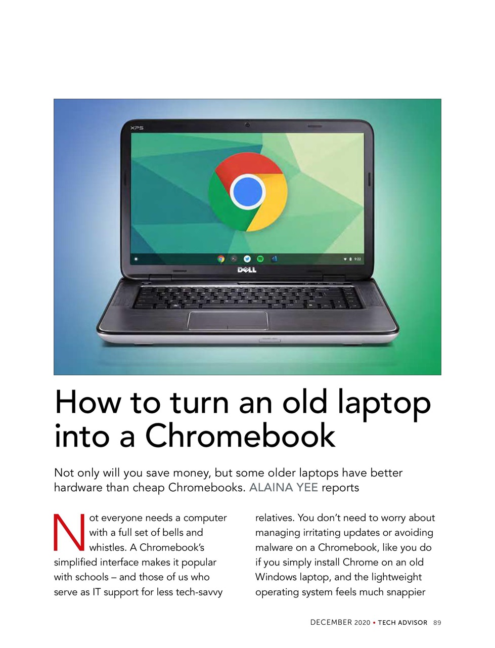 Tech Advisor Preview Pages