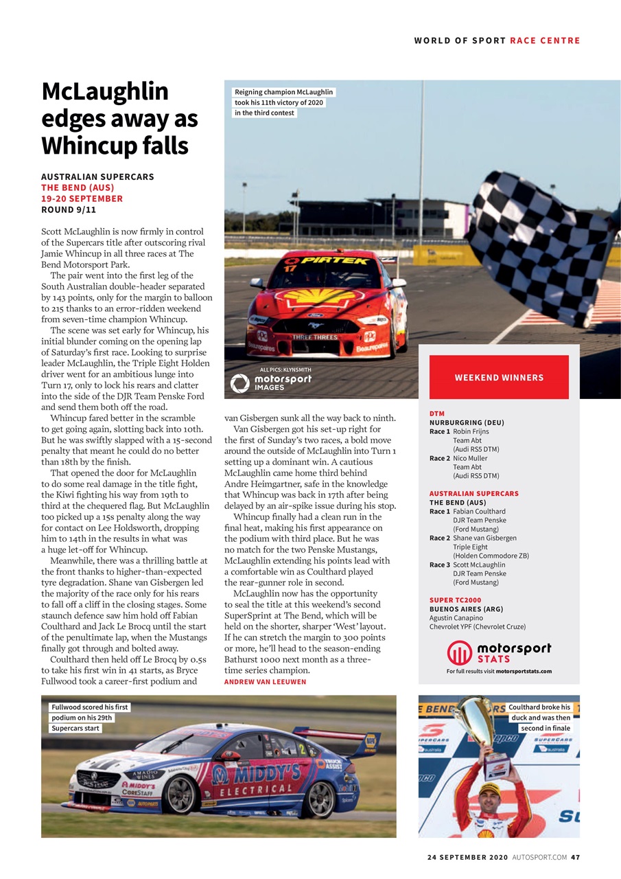 Autosport Preview Pages