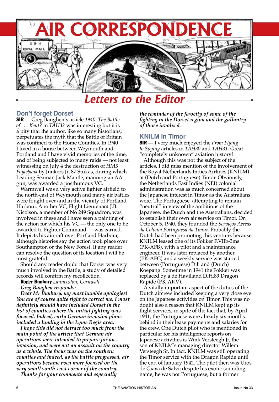 The Aviation Historian Magazine Preview Pages