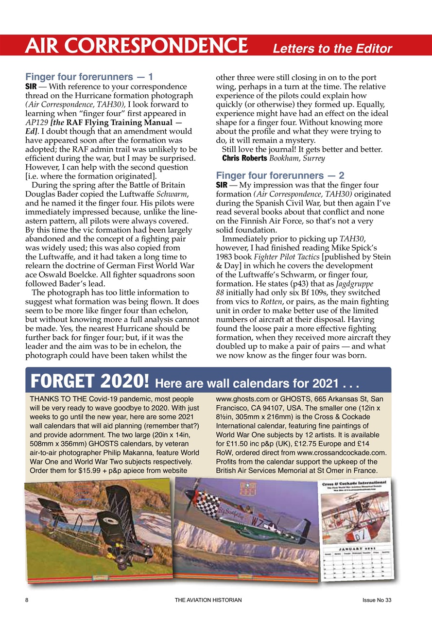 The Aviation Historian Magazine Preview Pages