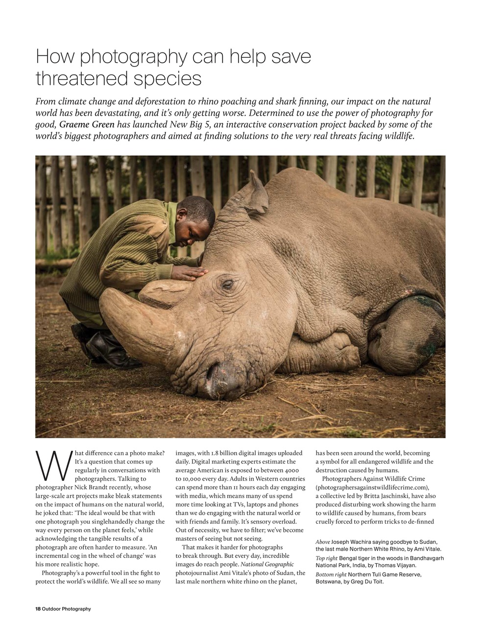 Outdoor Photography Preview Pages