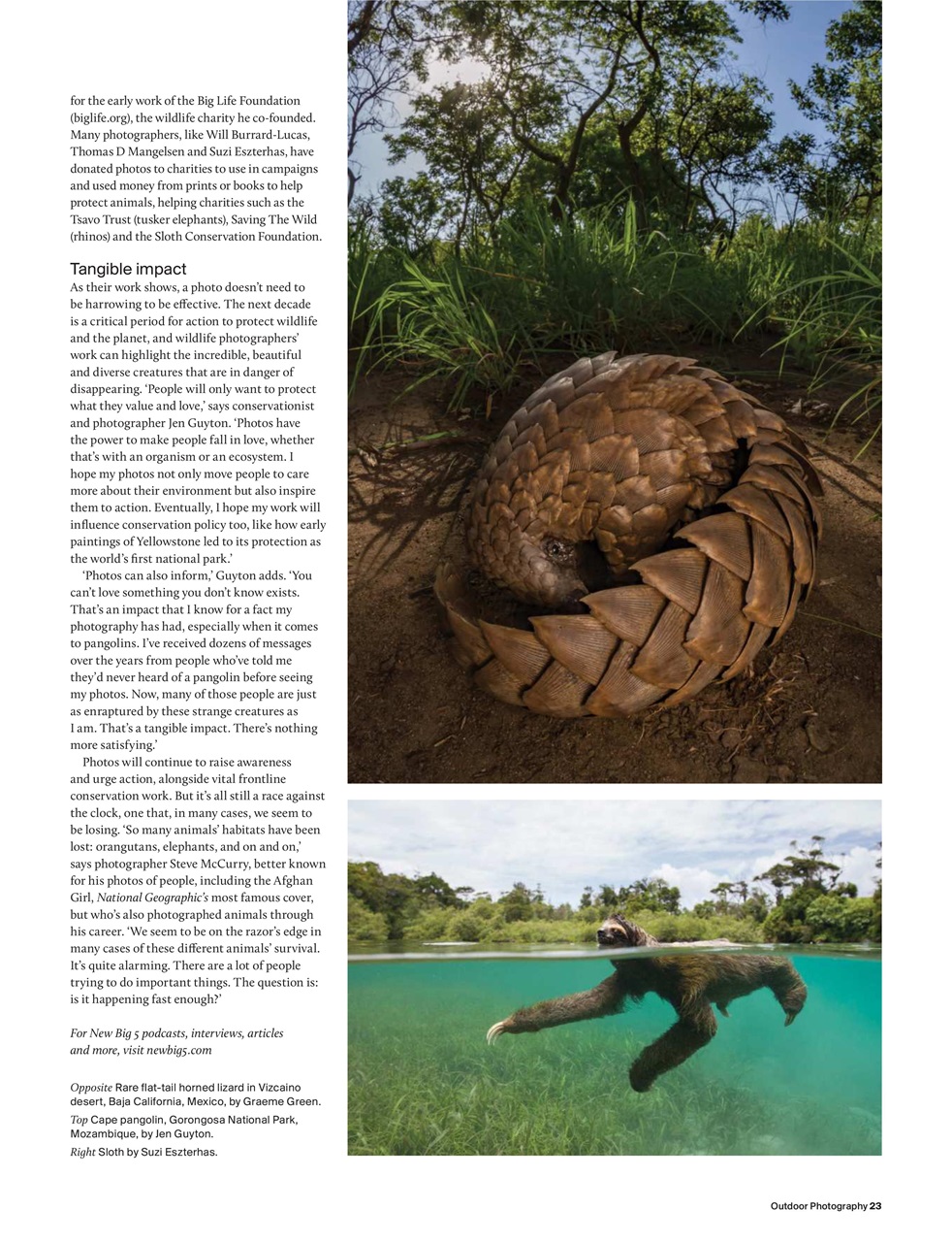 Outdoor Photography Preview Pages