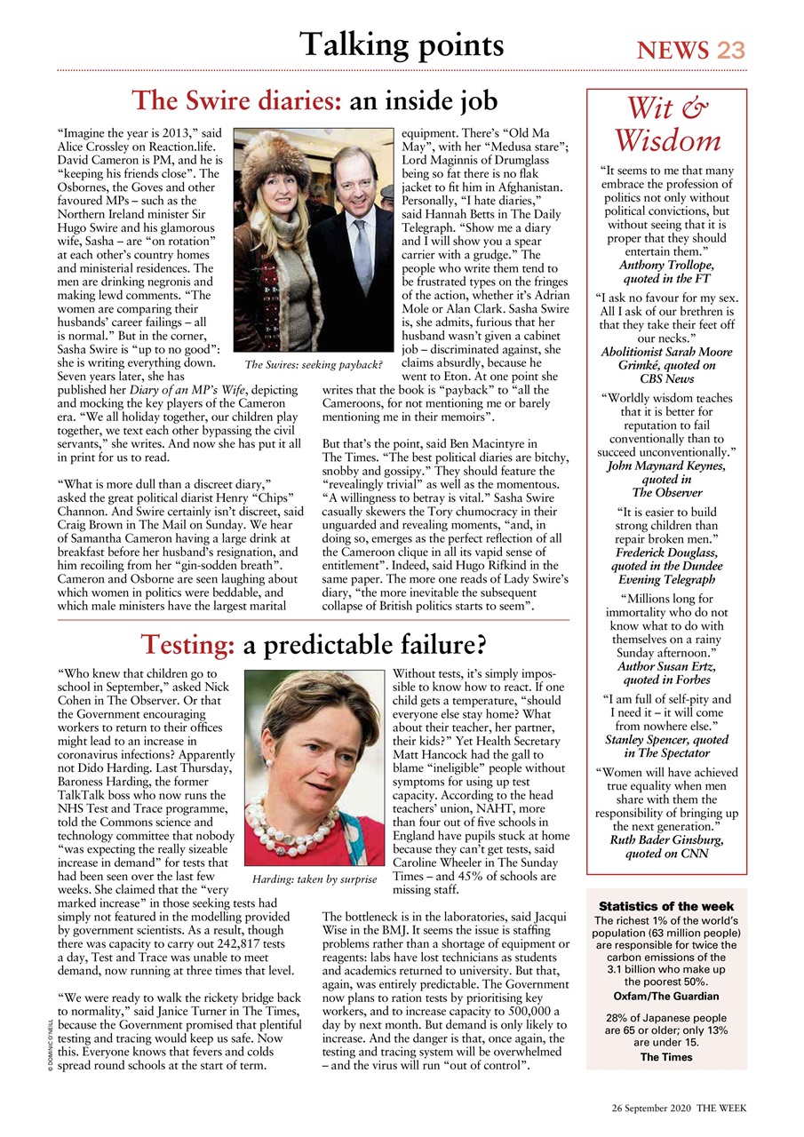 The Week Preview Pages