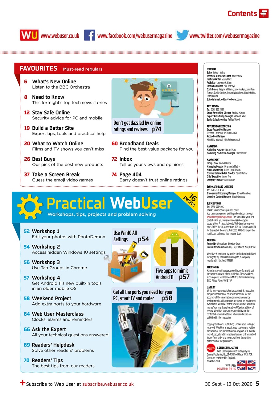 Webuser Preview Pages