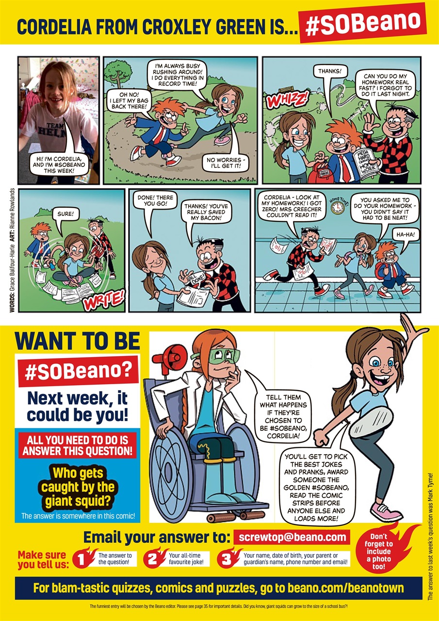 Beano Preview Pages