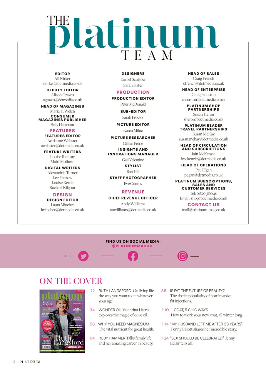 Platinum Preview Pages