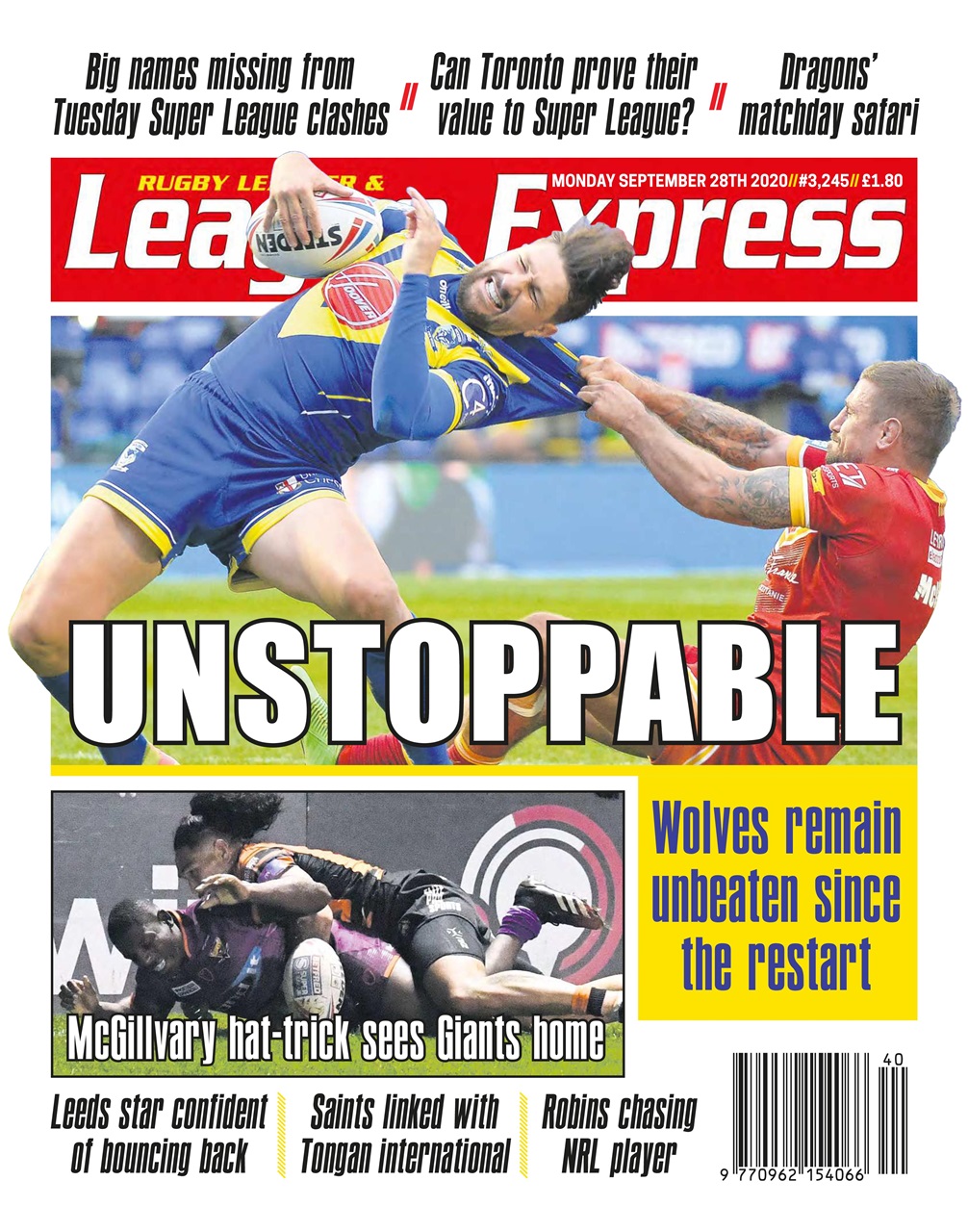 League Express Preview Pages