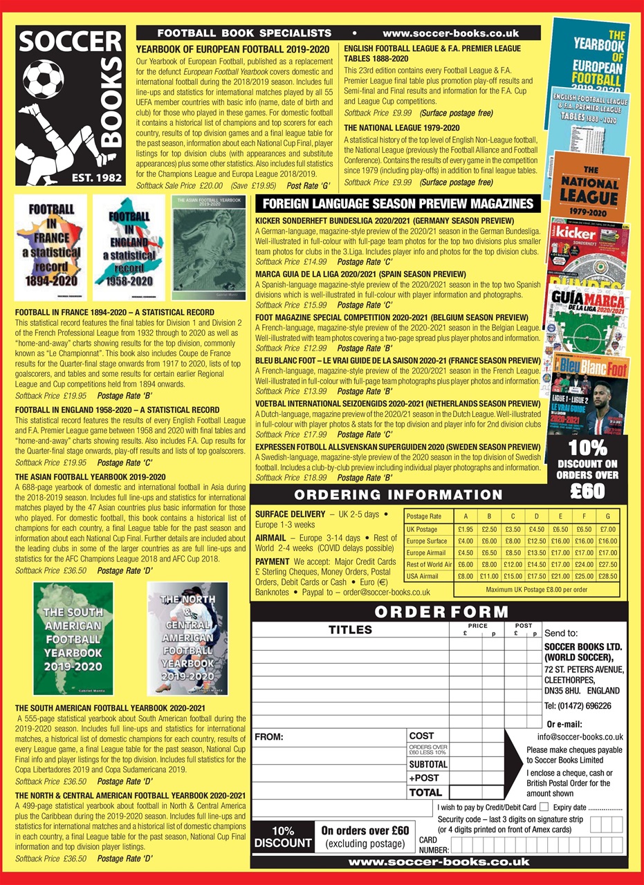 World Soccer Preview Pages