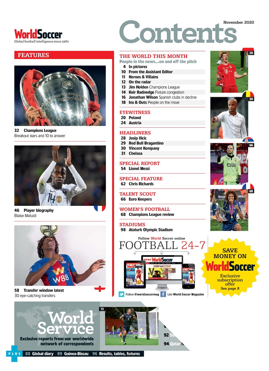 World Soccer Preview Pages