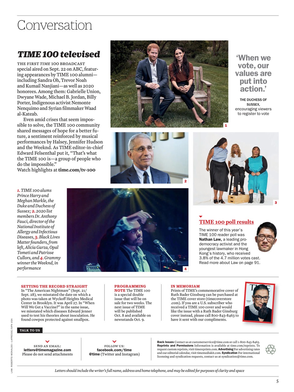 TIME Magazine Europe Preview Pages