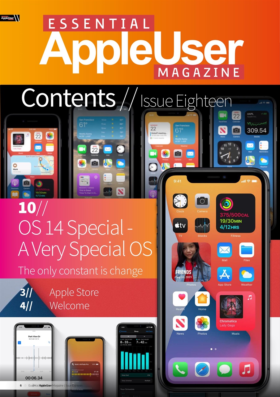 Essential Apple User Preview Pages