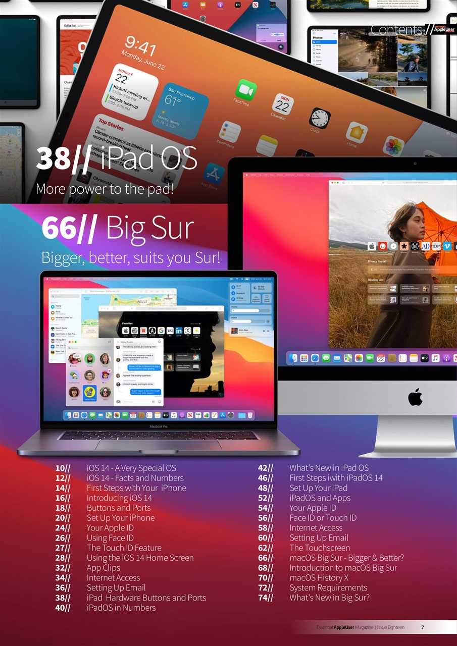 Essential Apple User Preview Pages