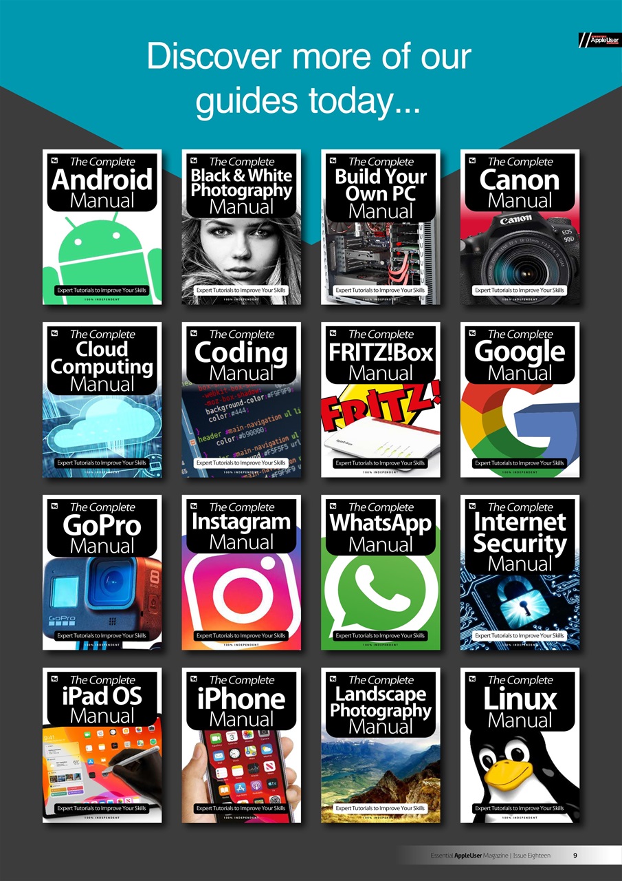 Essential Apple User Preview Pages