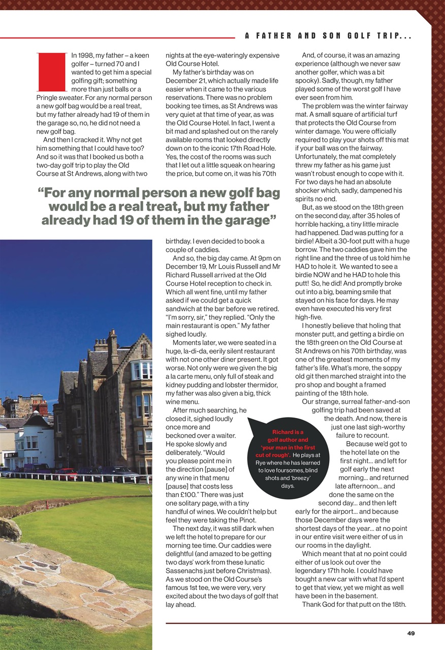 Golf Monthly Preview Pages