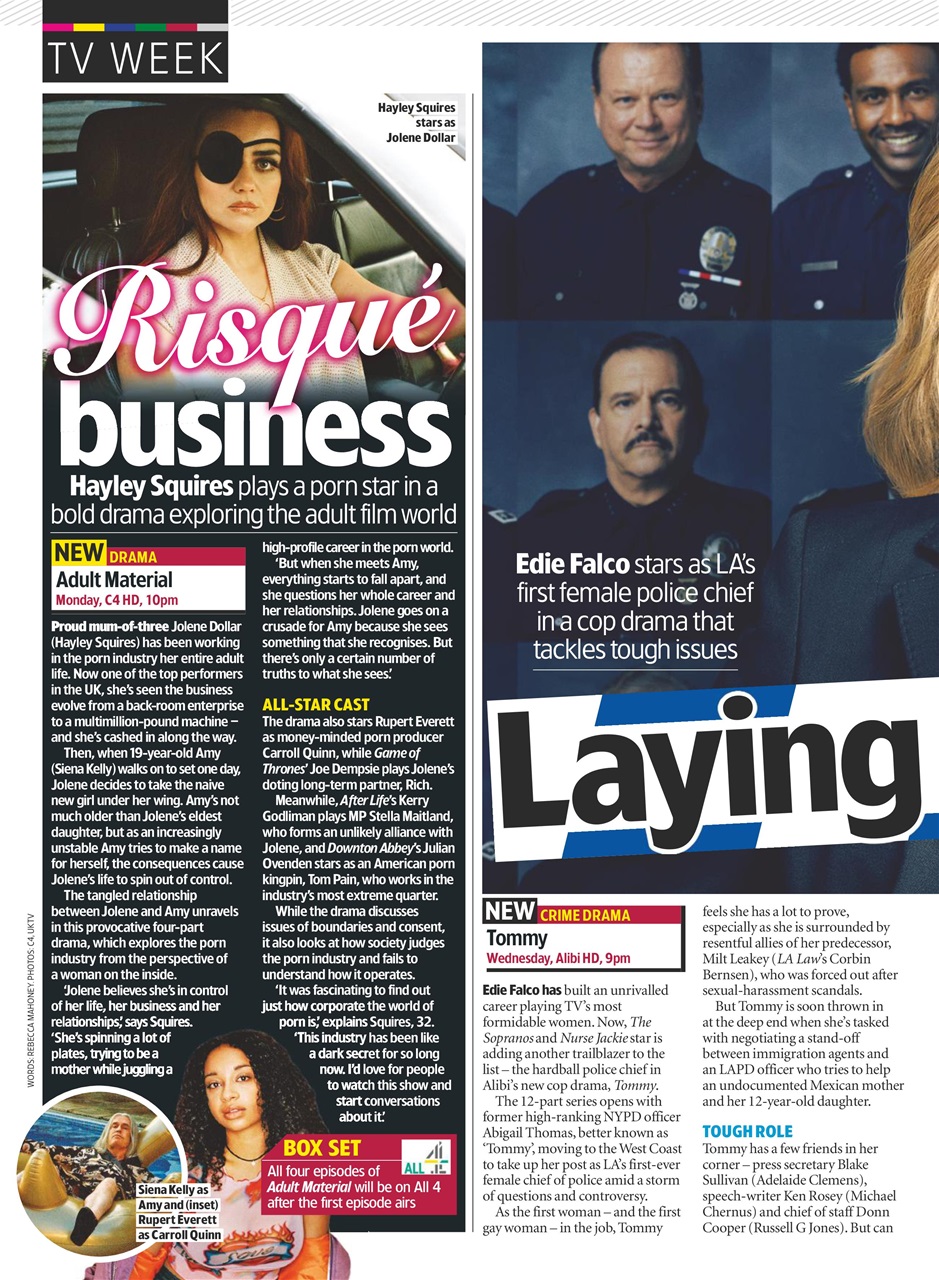 TV & Satellite Week Preview Pages