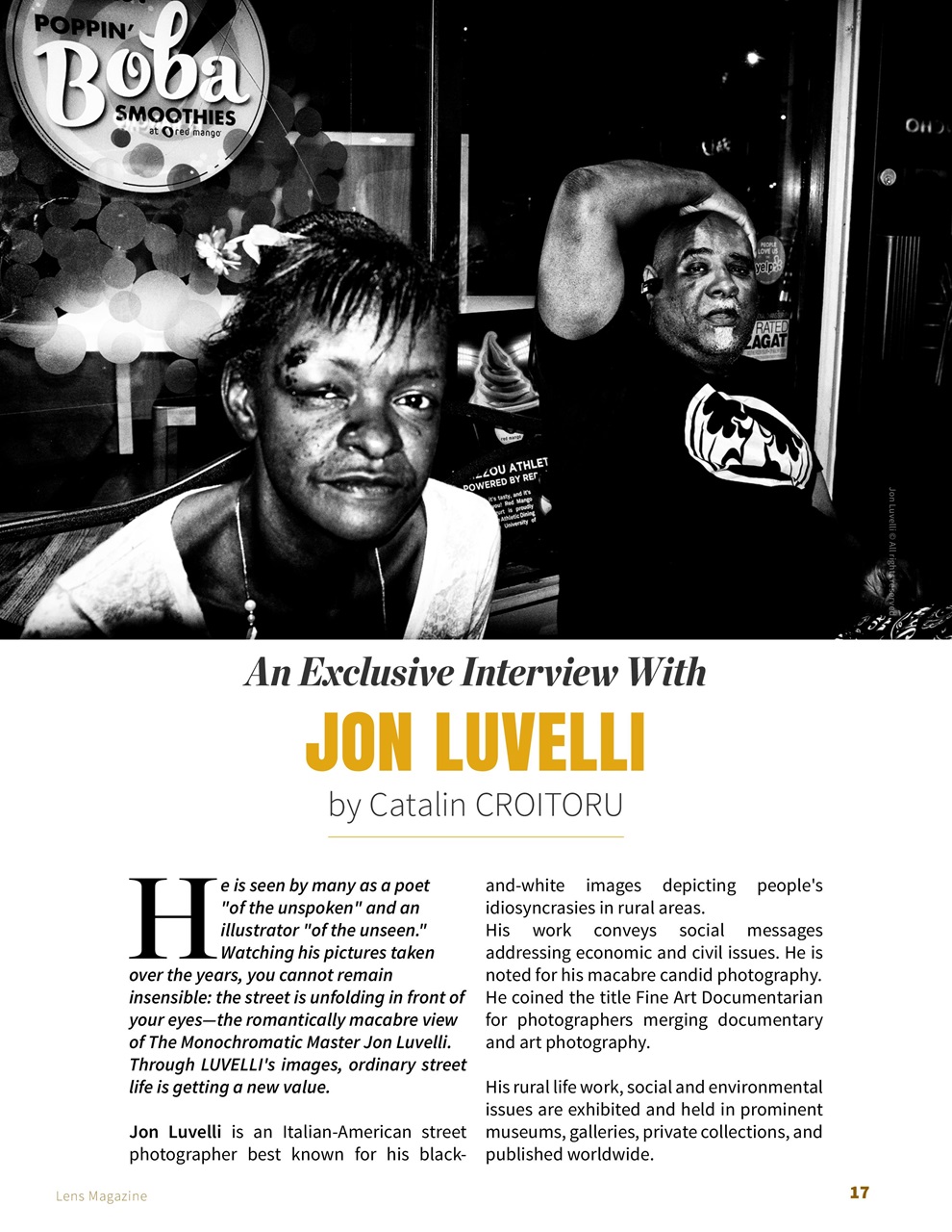 Lens Magazine Preview Pages