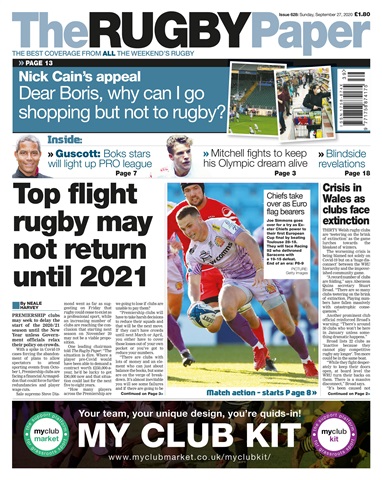 The Rugby Paper issue 27th Sep 2020