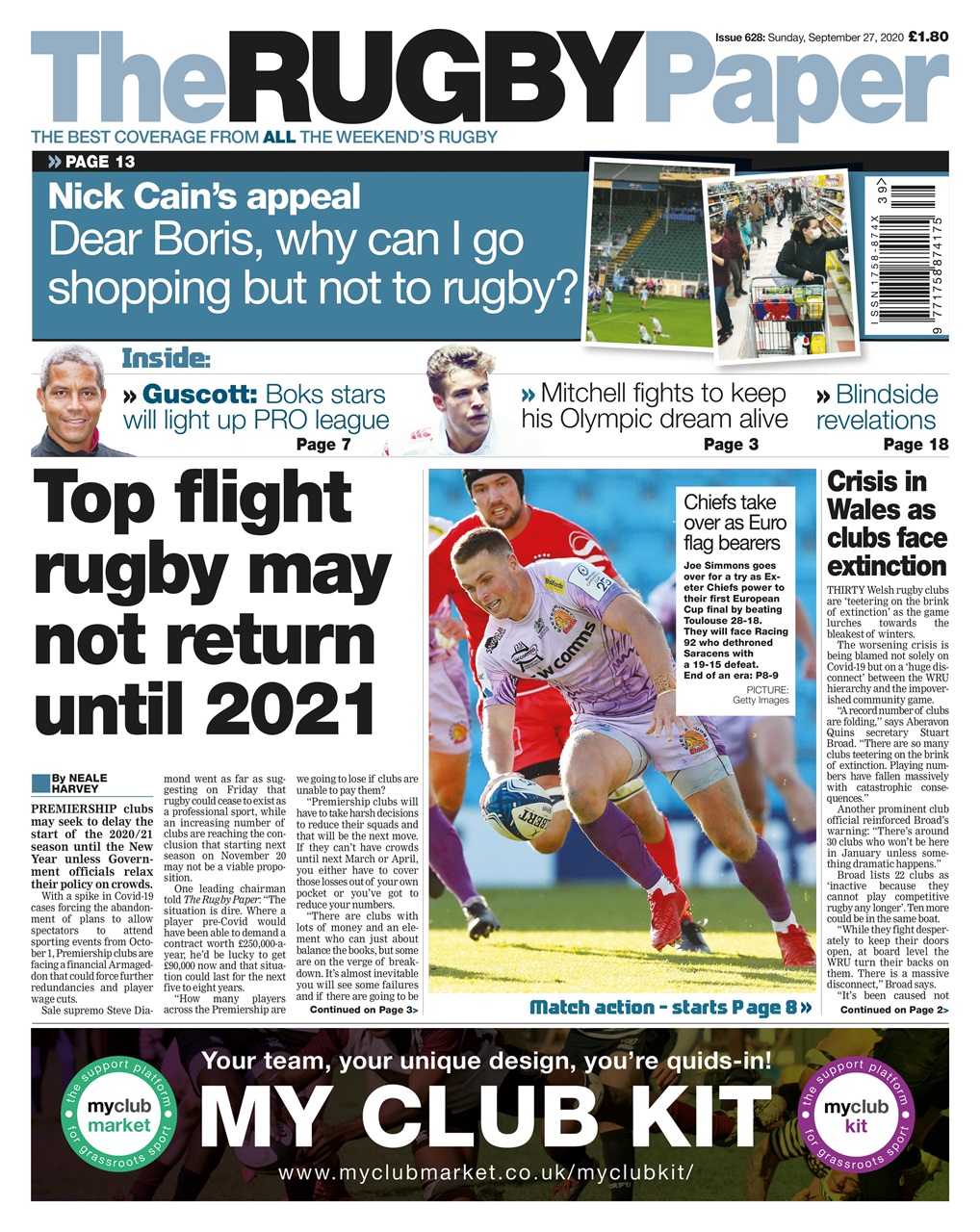 The Rugby Paper Preview Pages