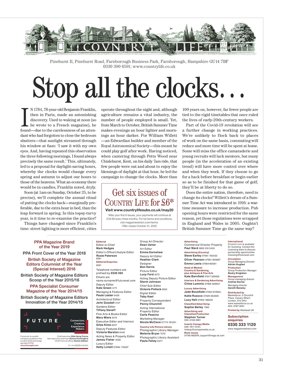 Country Life Preview Pages