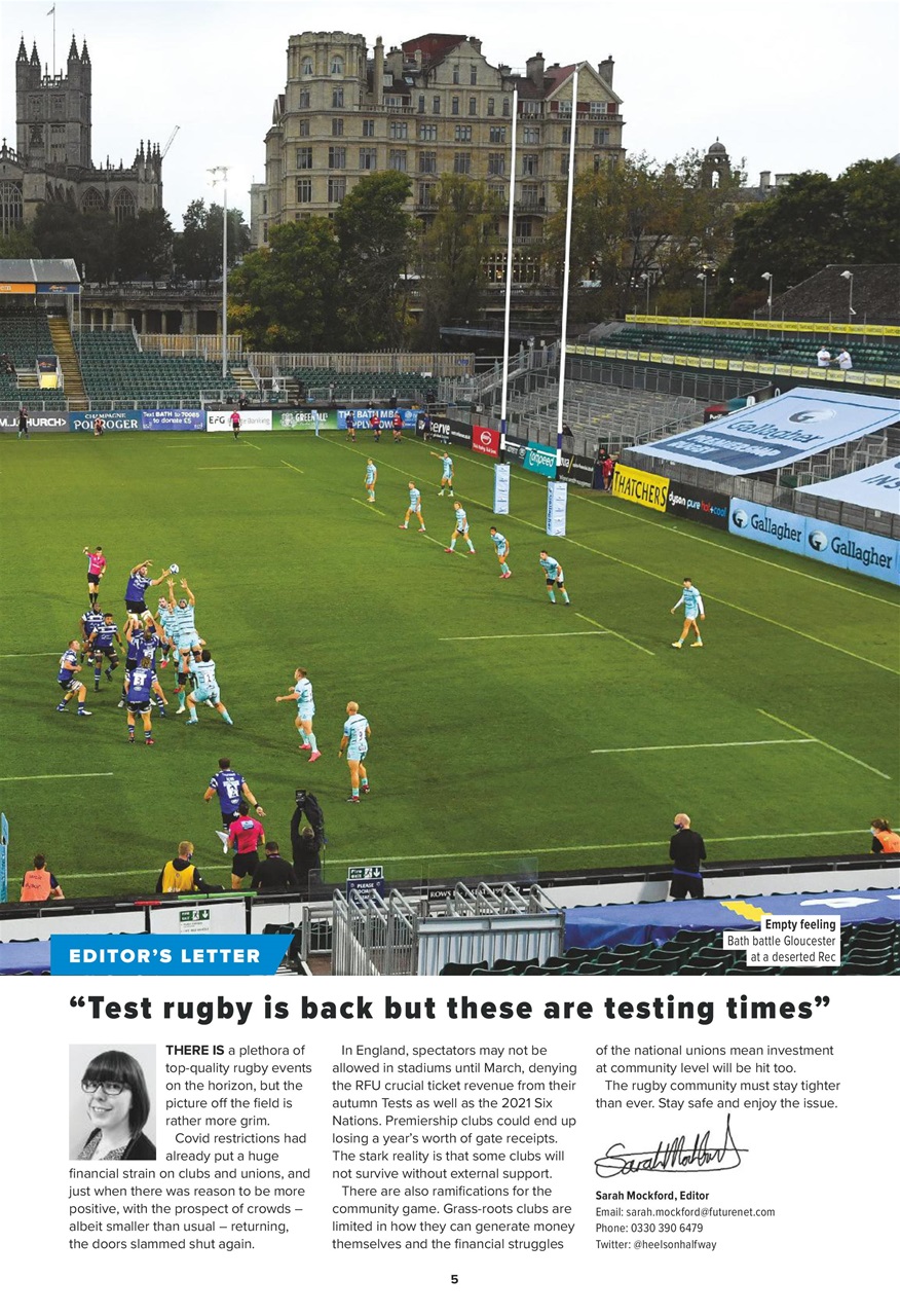 Rugby World Preview Pages