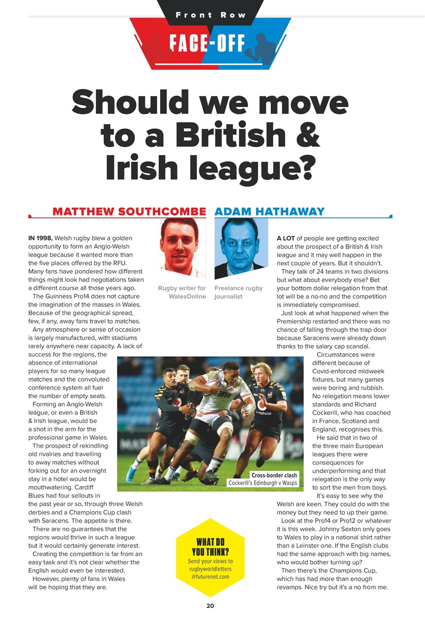 Rugby World Preview Pages