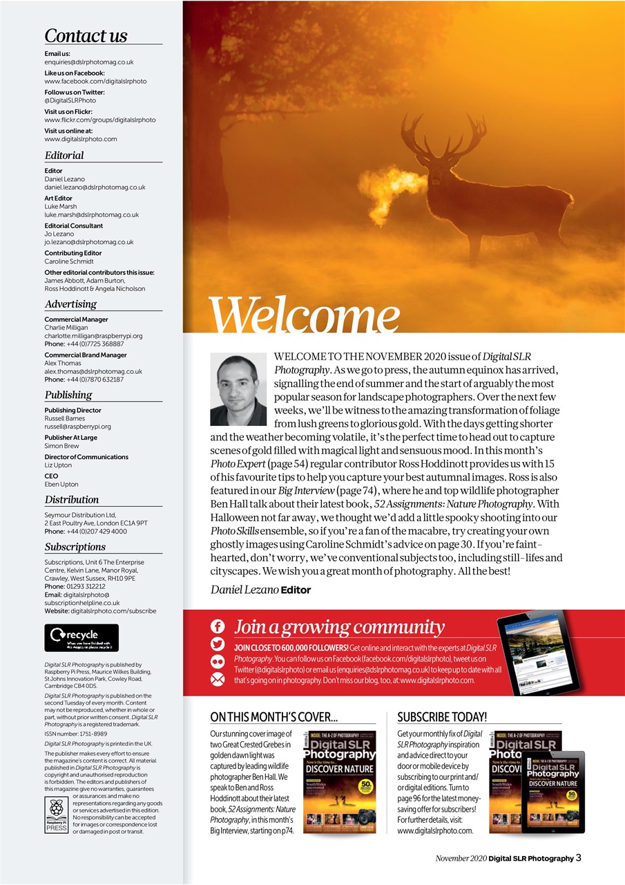 Digital SLR Photography Preview Pages