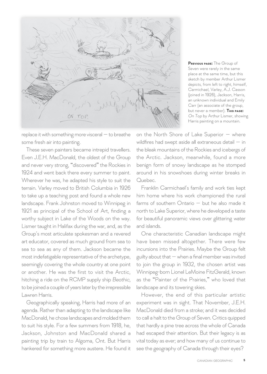 Canadian Geographic Preview Pages