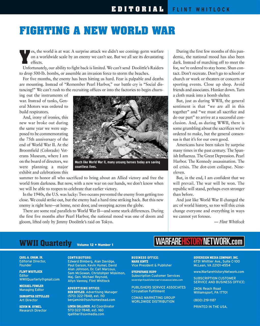 WWII Quarterly Preview Pages