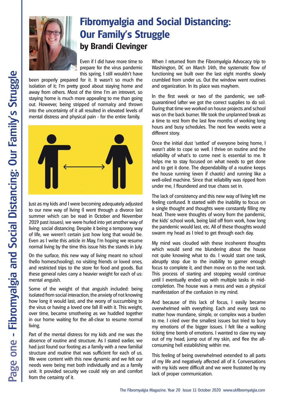 Fibromyalgia Magazine Preview Pages